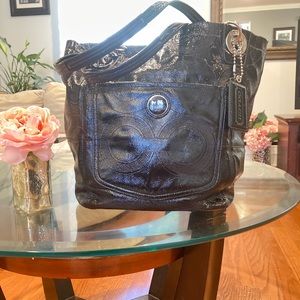 Authentic Coach patent leather Tote